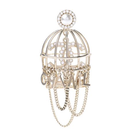 chanel birdcage|chanel birdcage brooch.